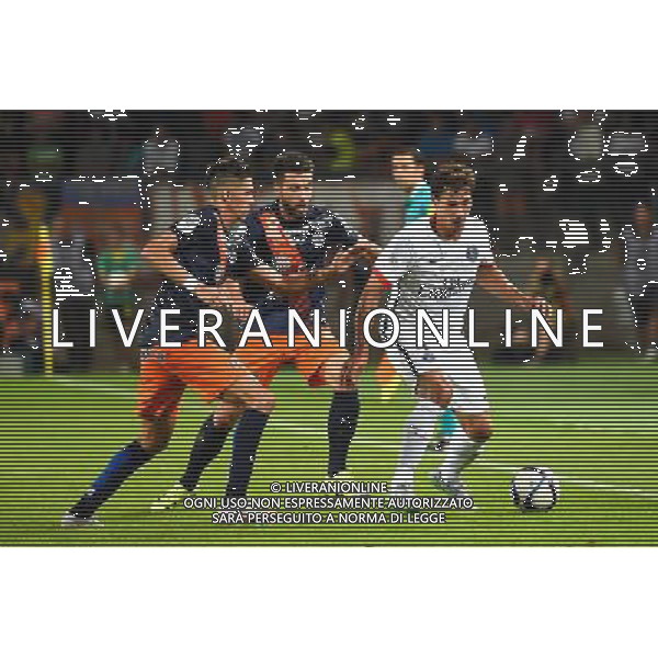 Benjamin Stambouli / Mathieu Deplagne / Jonas Martin - 21.08.2015 - Montpellier / Paris Saint Germain - 3e journee Ligue 1 Photo : Alexandre Dimou / Icon Sport AG ALDO LIVERANI SAS ONLY ITALY