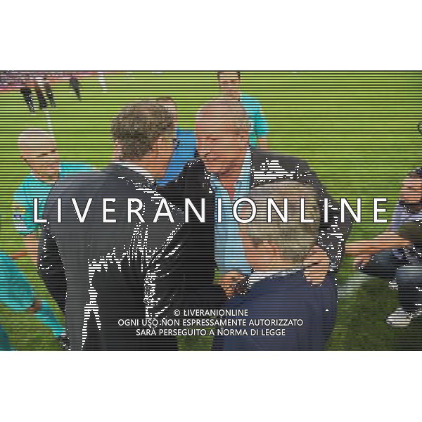 Laurent Blanc / Rolland Courbis - 21.08.2015 - Montpellier / Paris Saint Germain - 3e journee Ligue 1 Photo : Alexandre Dimou / Icon Sport AG ALDO LIVERANI SAS ONLY ITALY