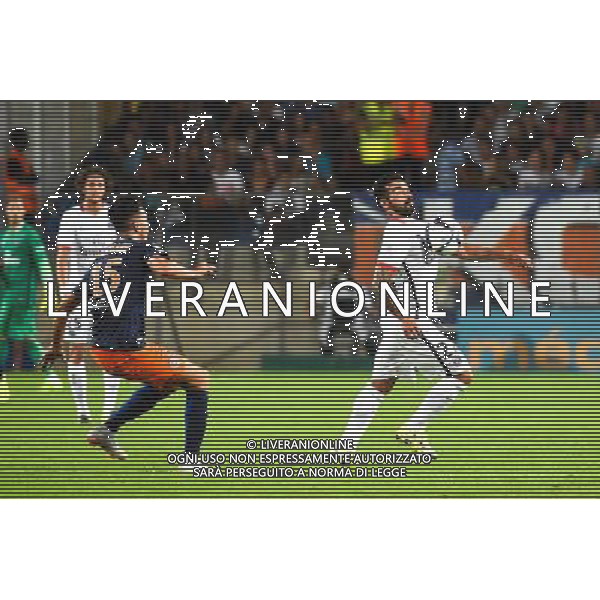 Ezequiel Lavezzi - 21.08.2015 - Montpellier / Paris Saint Germain - 3e journee Ligue 1 Photo : Alexandre Dimou / Icon Sport AG ALDO LIVERANI SAS ONLY ITALY