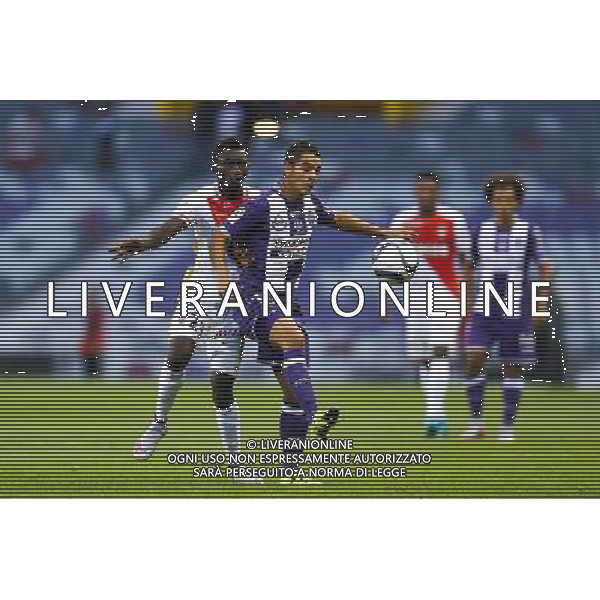 Wissam Ben Yedder / Adama Traore - 22.08.2015 - Toulouse / Monaco - 3eme journee de Ligue 1 Photo : Manuel Blondeau / Icon Sport AG ALDO LIVERANI SAS ONLY ITALY