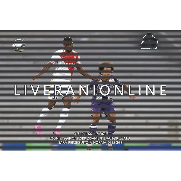 Almany Toure / Martin Braithwaite - 22.08.2015 - Toulouse / Monaco - 3eme journee de Ligue 1 Photo : Manuel Blondeau / Icon Sport AG ALDO LIVERANI SAS ONLY ITALY