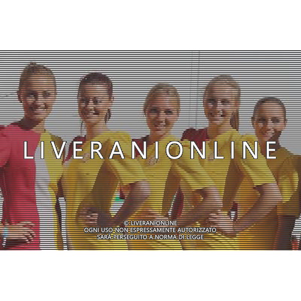 Grid girls. 23.08.2015. Formula 1 World Championship, Rd 13, Belgian Grand Prix, Spa Francorchamps, Belgium, Race Day. /AGENZIA ALDO LIVERANI SAS - ITALY ONLY - EDITORIAL USE ONLY - Gp F1 Belgio Gara