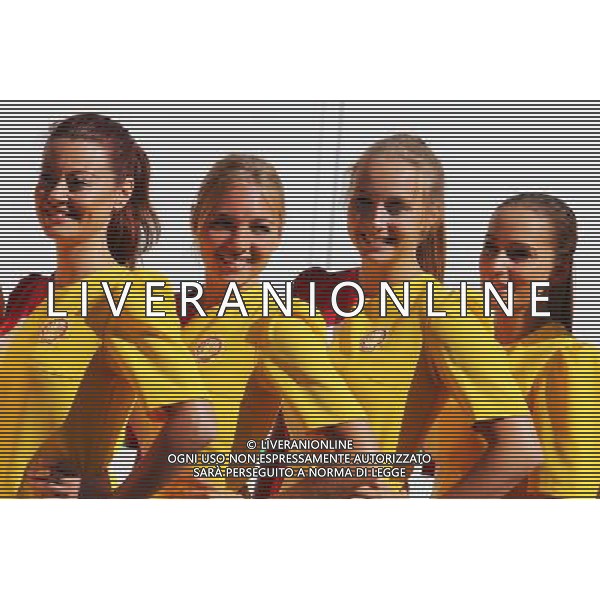 Grid girls. 23.08.2015. Formula 1 World Championship, Rd 13, Belgian Grand Prix, Spa Francorchamps, Belgium, Race Day. /AGENZIA ALDO LIVERANI SAS - ITALY ONLY - EDITORIAL USE ONLY - Gp F1 Belgio Gara