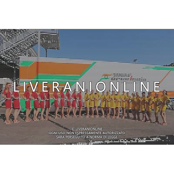 Grid girls. 23.08.2015. Formula 1 World Championship, Rd 13, Belgian Grand Prix, Spa Francorchamps, Belgium, Race Day. /AGENZIA ALDO LIVERANI SAS - ITALY ONLY - EDITORIAL USE ONLY - Gp F1 Belgio Gara