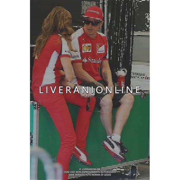 Kimi Raikkonen (FIN) Ferrari. 23.08.2015. Formula 1 World Championship, Rd 13, Belgian Grand Prix, Spa Francorchamps, Belgium, Race Day. /AGENZIA ALDO LIVERANI SAS - ITALY ONLY - EDITORIAL USE ONLY - Gp F1 Belgio Gara