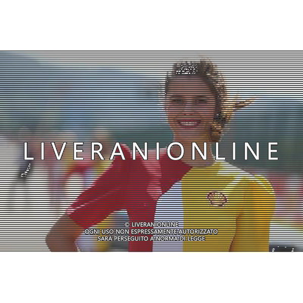 Grid girl. 23.08.2015. Formula 1 World Championship, Rd 13, Belgian Grand Prix, Spa Francorchamps, Belgium, Race Day. /AGENZIA ALDO LIVERANI SAS - ITALY ONLY - EDITORIAL USE ONLY - Gp F1 Belgio Gara