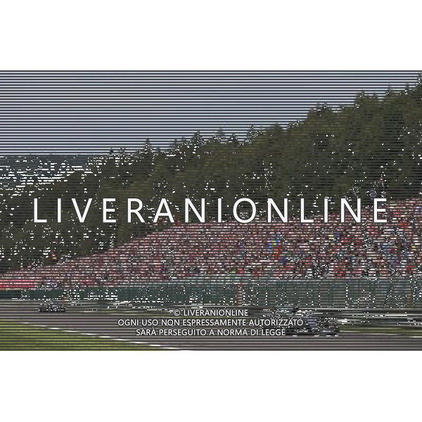 Lewis Hamilton (GBR) Mercedes AMG F1 W06. 23.08.2015. Formula 1 World Championship, Rd 13, Belgian Grand Prix, Spa Francorchamps, Belgium, Race Day. /AGENZIA ALDO LIVERANI SAS - ITALY ONLY - EDITORIAL USE ONLY - Gp F1 Belgio Gara