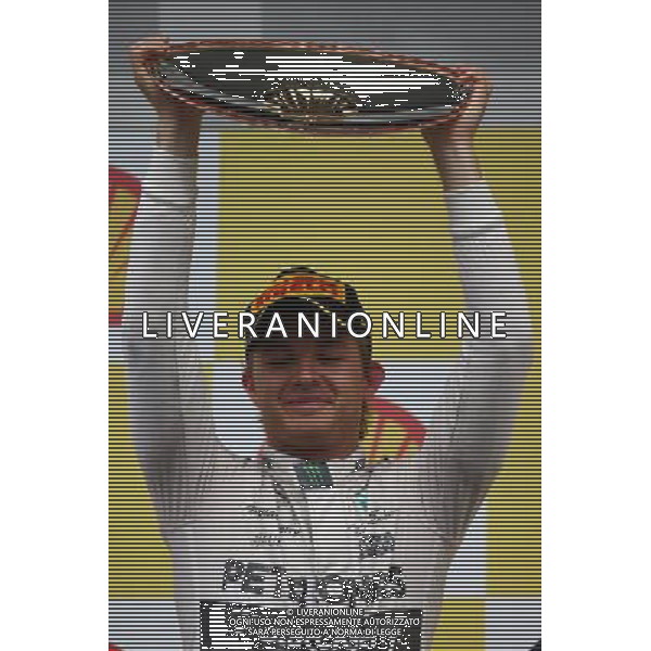 2nd place Nico Rosberg (GER) Mercedes AMG F1 W06. 23.08.2015. Formula 1 World Championship, Rd 13, Belgian Grand Prix, Spa Francorchamps, Belgium, Race Day. AG ALDO LIVERANI SAS ONLY ITALY