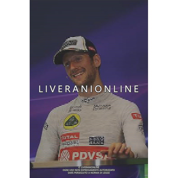 Romain Grosjean (FRA) Lotus F1 Team in the FIA Press Conference. 23.08.2015. Formula 1 World Championship, Rd 13, Belgian Grand Prix, Spa Francorchamps, Belgium, Race Day. AG ALDO LIVERANI SAS ONLY ITALY