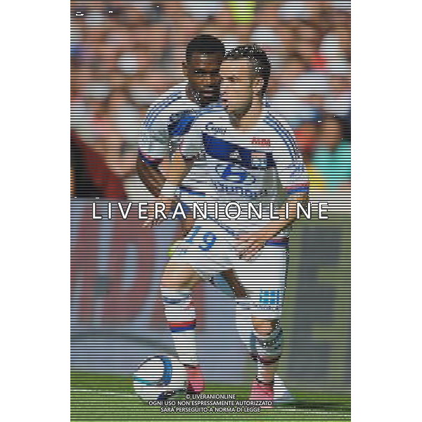 Mathieu VALBUENA - 22.08.2015 - Lyon / Rennes - 3eme journee de Ligue 1 Photo : Jean Paul Thomas / Icon Sport /AGENZIA ALDO LIVERANI SAS - ITALY ONLY - EDITORIAL USE ONLY -