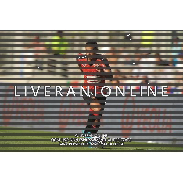 Mehdi ZEFFANE - 22.08.2015 - Lyon / Rennes - 3eme journee de Ligue 1 Photo : Jean Paul Thomas / Icon Sport /AGENZIA ALDO LIVERANI SAS - ITALY ONLY - EDITORIAL USE ONLY -