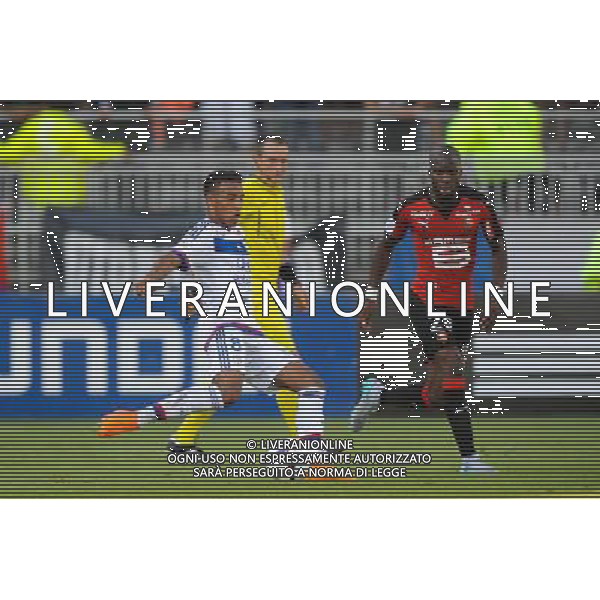 Corentin TOLISSO - 22.08.2015 - Lyon / Rennes - 3eme journee de Ligue 1 Photo : Jean Paul Thomas / Icon Sport /AGENZIA ALDO LIVERANI SAS - ITALY ONLY - EDITORIAL USE ONLY -