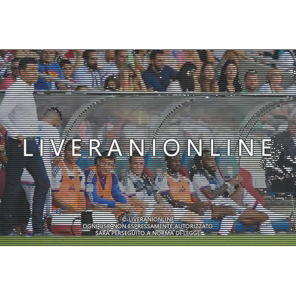 Hubert FOURNIER / Mathieu VALBUENA / Alexandre LACAZETTE - 22.08.2015 - Lyon / Rennes - 3eme journee de Ligue 1 Photo : Jean Paul Thomas / Icon Sport /AGENZIA ALDO LIVERANI SAS - ITALY ONLY - EDITORIAL USE ONLY -