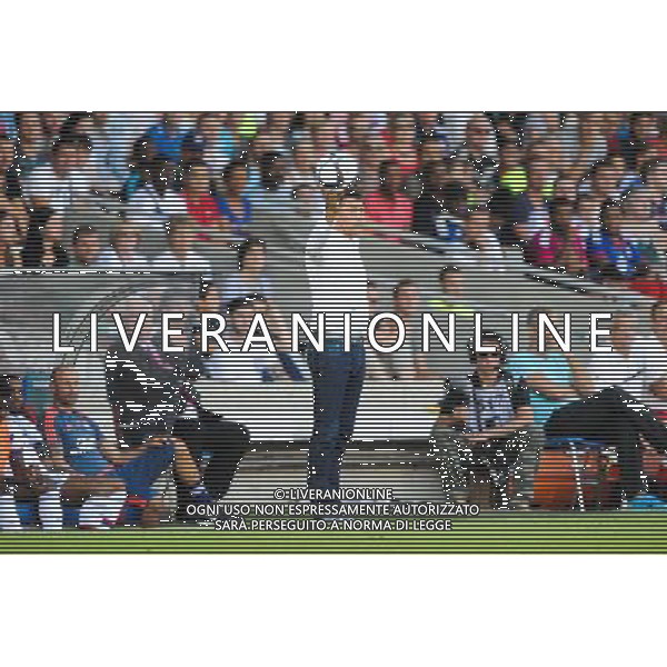 Hubert FOURNIER - 22.08.2015 - Lyon / Rennes - 3eme journee de Ligue 1 Photo : Jean Paul Thomas / Icon Sport /AGENZIA ALDO LIVERANI SAS - ITALY ONLY - EDITORIAL USE ONLY -