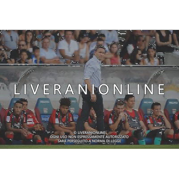 Philippe MONTANIER - 22.08.2015 - Lyon / Rennes - 3eme journee de Ligue 1 Photo : Jean Paul Thomas / Icon Sport /AGENZIA ALDO LIVERANI SAS - ITALY ONLY - EDITORIAL USE ONLY -