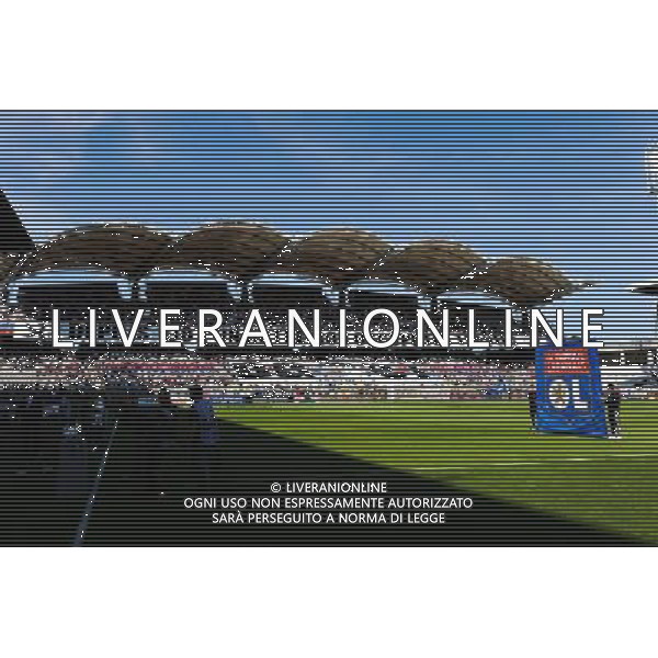 Supporters Lyon - 22.08.2015 - Lyon / Rennes - 3eme journee de Ligue 1 Photo : Jean Paul Thomas / Icon Sport /AGENZIA ALDO LIVERANI SAS - ITALY ONLY - EDITORIAL USE ONLY -