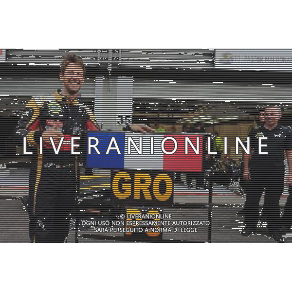 Romain Grosjean (FRA) Lotus F1 Team celebrates his third position with the team. 23.08.2015. Formula 1 World Championship, Rd 13, Belgian Grand Prix, Spa Francorchamps, Belgium, Race Day. AG ALDO LIVERANI SAS ONLY ITALY
