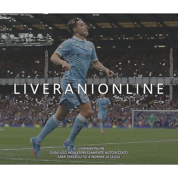 Manchester City\'s Samir Nasri celebrates scoring his sides second goal Photographer Stephen White/CameraSport Football - Barclays Premiership - Everton v Manchester City - Sunday 23rd August 2015 - Goodison Park - Liverpool © CameraSport - 43 Linden Ave. Countesthorpe. Leicester. England. LE8 5PG - Tel: +44 (0) 116 277 4147 - admin@camerasport.com - www.camerasport.com AG ALDO LIVERANI SAS ONLY ITALY