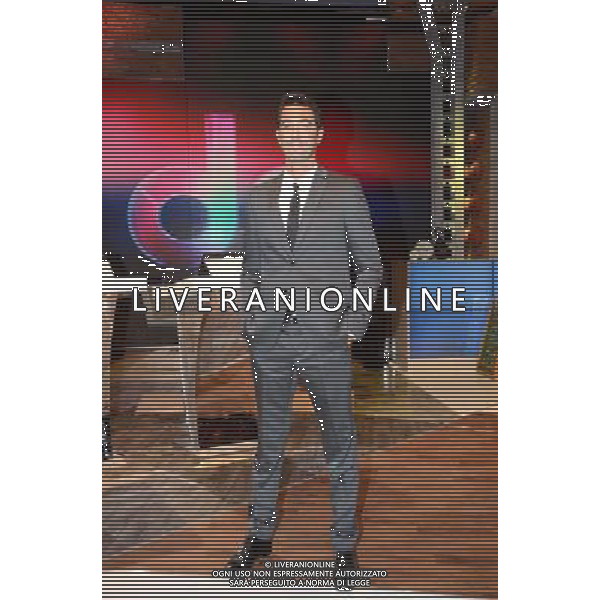 \'La Domenica Sportiva\' Trasmissione Televisiva Milano 23 agosto 2015 nella foto il conduttore Alessandro Antinelli ©Gazzaniga/AGENZIA ALDO LIVERANI SAS
