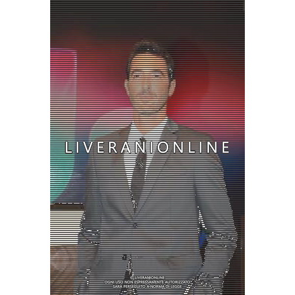 \'La Domenica Sportiva\' Trasmissione Televisiva Milano 23 agosto 2015 nella foto il conduttore Alessandro Antinelli ©Gazzaniga/AGENZIA ALDO LIVERANI SAS
