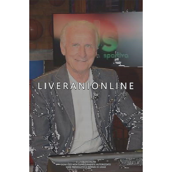 \'La Domenica Sportiva\' Trasmissione Televisiva Milano 23 agosto 2015 nella foto Giovanni Trapattoni ©Gazzaniga/AGENZIA ALDO LIVERANI SAS
