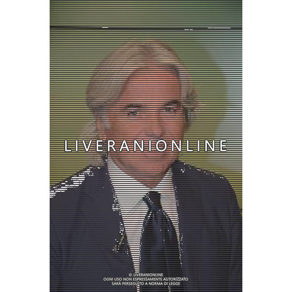 \'La Domenica Sportiva\' Trasmissione Televisiva Milano 23 agosto 2015 nella foto Ivan Zazzaroni ©Gazzaniga/AGENZIA ALDO LIVERANI SAS