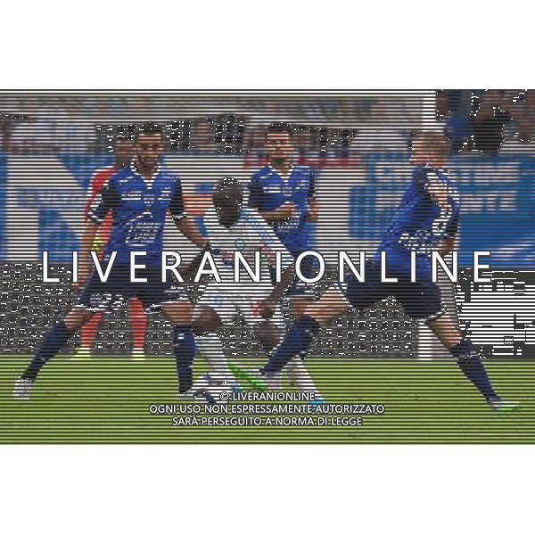 Lassana DIARRA - 23.08.2015 - Marseille / Troyes - 3eme journee de Ligue 1 Photo : Gaston Petrelli / Icon Sport AG ALDO LIVERANI SAS ONLY ITALY