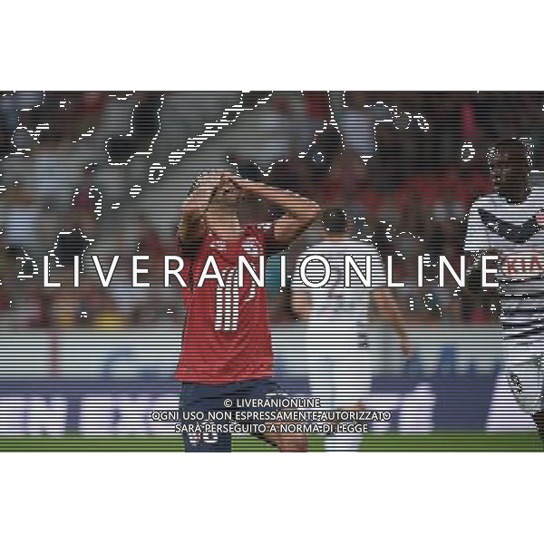 Mounir OBBADI - 23.08.2015 - Lille / Bordeaux - 3eme journee Ligue 1 Photo : Nolwenn Le Gouic / Icon Sport AG ALDO LIVERANI SAS ONLY ITALY