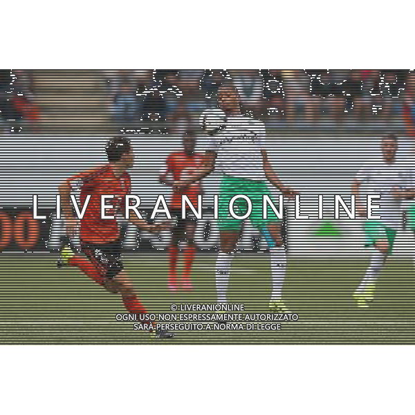 Kevin MONNET PAQUET - 23.08.2015 - Lorient / Saint Etienne - 3eme journee de Ligue 1 Photo : Vincent Michel / Icon Sport AG ALDO LIVERANI SAS ONLY ITALY