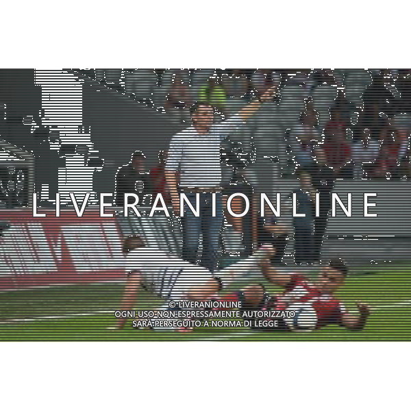Willy SAGNOL / Sofiane BOUFAL - 23.08.2015 - Lille / Bordeaux - 3eme journee Ligue 1 Photo : Nolwenn Le Gouic / Icon Sport