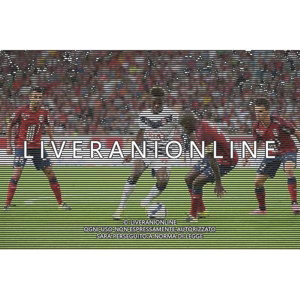 Kevin SONI / Rio MAVUBA - 23.08.2015 - Lille / Bordeaux - 3eme journee Ligue 1 Photo : Nolwenn Le Gouic / Icon Sport