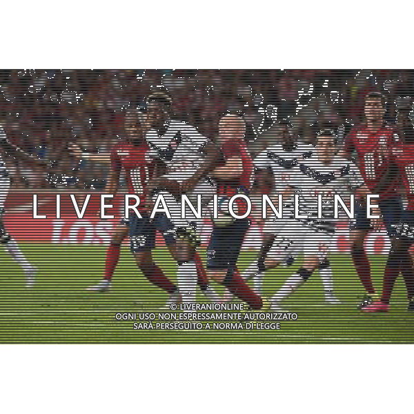 Kevin SONI / Florent BALMONT - 23.08.2015 - Lille / Bordeaux - 3eme journee Ligue 1 Photo : Nolwenn Le Gouic / Icon Sport