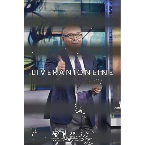 Roma - 24/08/2015 - Studi Rai Saxa Rubra -Trasmissione TV \' Il Processo del Lunedi\' \' - nella foto: Enrico Varriale / Ph. Fabrizio Corradetti - Ag. Aldo Liverani sas