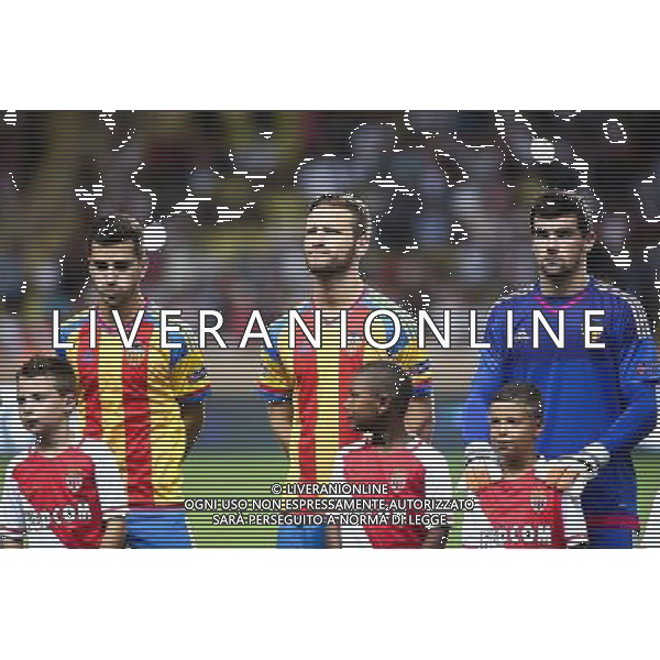 Shkodran Mustafi / Mathew Ryan - 25.08.2015 - Monaco / Valence - Barrage retour - Champions League Photo : Haouzi / Icon Sport AG ALDO LIVERANI SAS ONLY ITALY