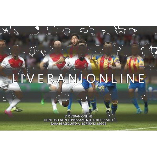 Ivan Cavaleiro / Javi Fuego - 25.08.2015 - Monaco / Valence - Barrage retour - Champions League Photo : Haouzi / Icon Sport AG ALDO LIVERANI SAS ONLY ITALY