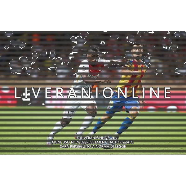 Ivan Cavaleiro / Javi Fuego - 25.08.2015 - Monaco / Valence - Barrage retour - Champions League Photo : Haouzi / Icon Sport AG ALDO LIVERANI SAS ONLY ITALY