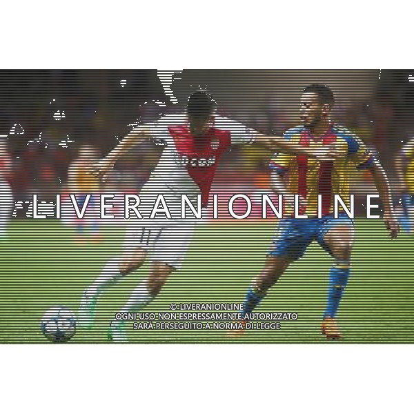 Guido Carrillo / Ruben Vezo - 25.08.2015 - Monaco / Valence - Barrage retour - Champions League Photo : Haouzi / Icon Sport AG ALDO LIVERANI SAS ONLY ITALY