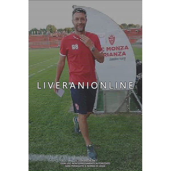 Monza 26-08-2015 Stadio Brianteo Amichevole precampionato Monza vs Parma nella foto Alessio Delpiano allenatore del Monza foto Roberto Garavaglia - ag. Aldo Liverani sas