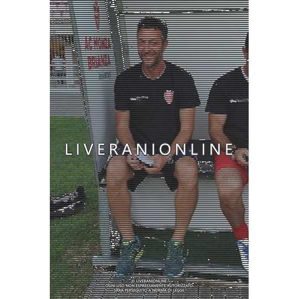 Monza 26-08-2015 Stadio Brianteo Amichevole precampionato Monza vs Parma nella foto Alessio Delpiano allenatore del Monza foto Roberto Garavaglia - ag. Aldo Liverani sas