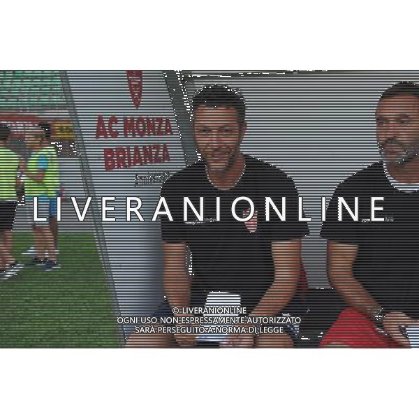Monza 26-08-2015 Stadio Brianteo Amichevole precampionato Monza vs Parma nella foto Alessio Delpiano allenatore del Monza foto Roberto Garavaglia - ag. Aldo Liverani sas