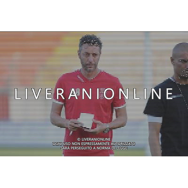Monza 26-08-2015 Stadio Brianteo Amichevole precampionato Monza vs Parma nella foto Alessio Delpiano allenatore del Monza foto Roberto Garavaglia - ag. Aldo Liverani sas