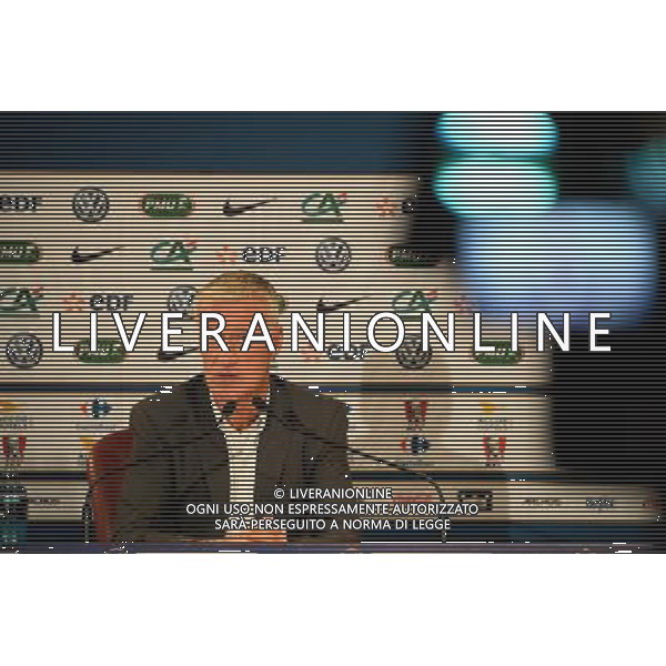 Didier DESCHAMPS - 27.08.2015 - Conference de presse Didier Deschamps Photo : Nolwenn Le Gouic / Icon Sport AG ALDO LIVERANI SAS ONLY ITALY