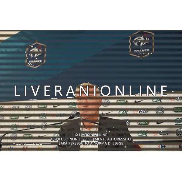 Didier DESCHAMPS - 27.08.2015 - Conference de presse Didier Deschamps Photo : Nolwenn Le Gouic / Icon Sport AG ALDO LIVERANI SAS ONLY ITALY