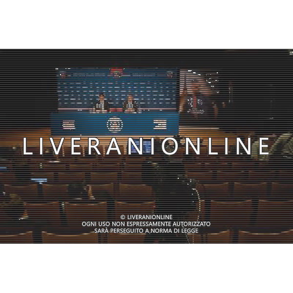 Layvin KURZAWA / Nasser AL KHELAIFI - 28.08.2015 - Nouveau joueur PSG Photo : Nolwenn Le Gouic / Icon Sport AG ALDO LIVERANI SAS ONLY ITALY