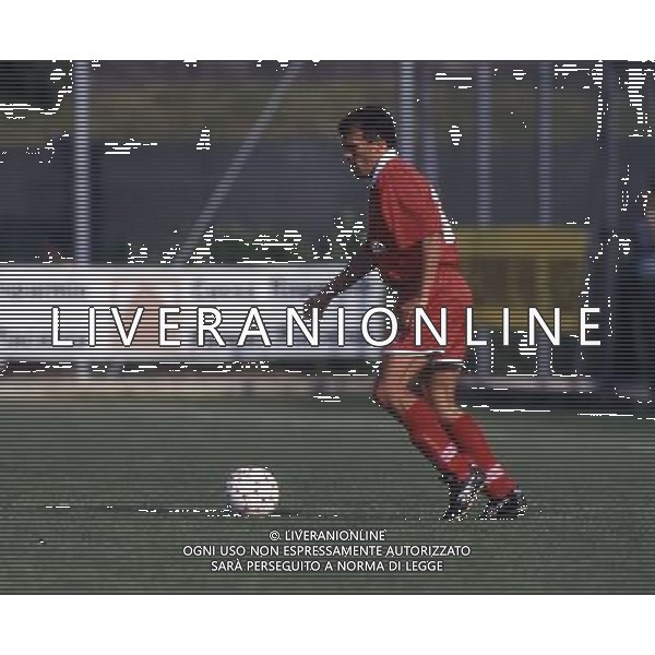 RETROSPETTIVA FAUSTO PARI CALCIATORE NELLA FOTO FAUSTO PARI CON LA MAGLIA DEL PIACENZA AG ALDO LIVERANI SAS