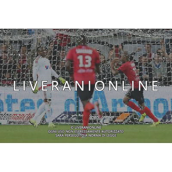 Joie Sloan PRIVAT - 28.08.2015 - Guingamp / Marseille - 4eme journee de Ligue 1 Photo : Vincent Michel / Icon Sport AG ALDO LIVERANI SAS ONLY ITALY