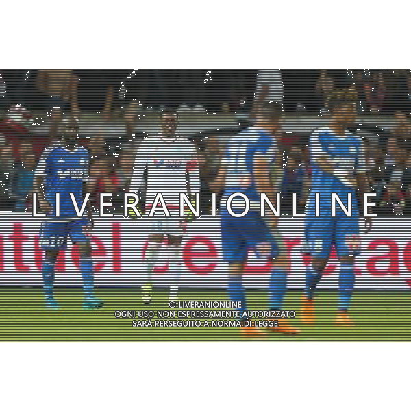 Deception Steve MANDANDA - 28.08.2015 - Guingamp / Marseille - 4eme journee de Ligue 1 Photo : Vincent Michel / Icon Sport AG ALDO LIVERANI SAS ONLY ITALY