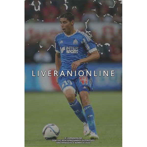 Abdelaziz BARRADA - 28.08.2015 - Guingamp / Marseille - 4eme journee de Ligue 1 Photo : Vincent Michel / Icon Sport /AGENZIA ALDO LIVERANI Sas - ITALY ONLY - EDITORIAL USE ONLY