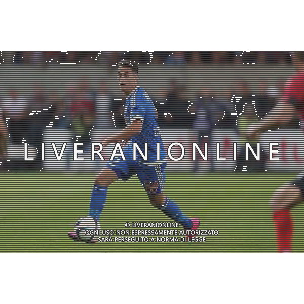 Javier MANQUILLO - 28.08.2015 - Guingamp / Marseille - 4eme journee de Ligue 1 Photo : Vincent Michel / Icon Sport /AGENZIA ALDO LIVERANI Sas - ITALY ONLY - EDITORIAL USE ONLY