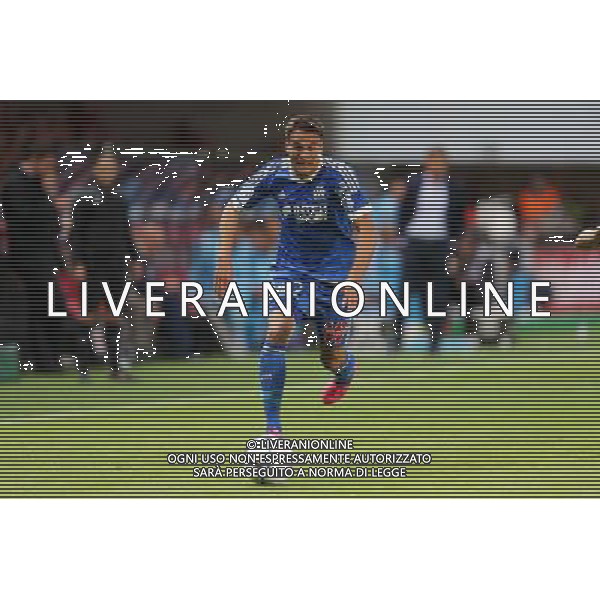 Javier MANQUILLO - 28.08.2015 - Guingamp / Marseille - 4eme journee de Ligue 1 Photo : Vincent Michel / Icon Sport /AGENZIA ALDO LIVERANI Sas - ITALY ONLY - EDITORIAL USE ONLY
